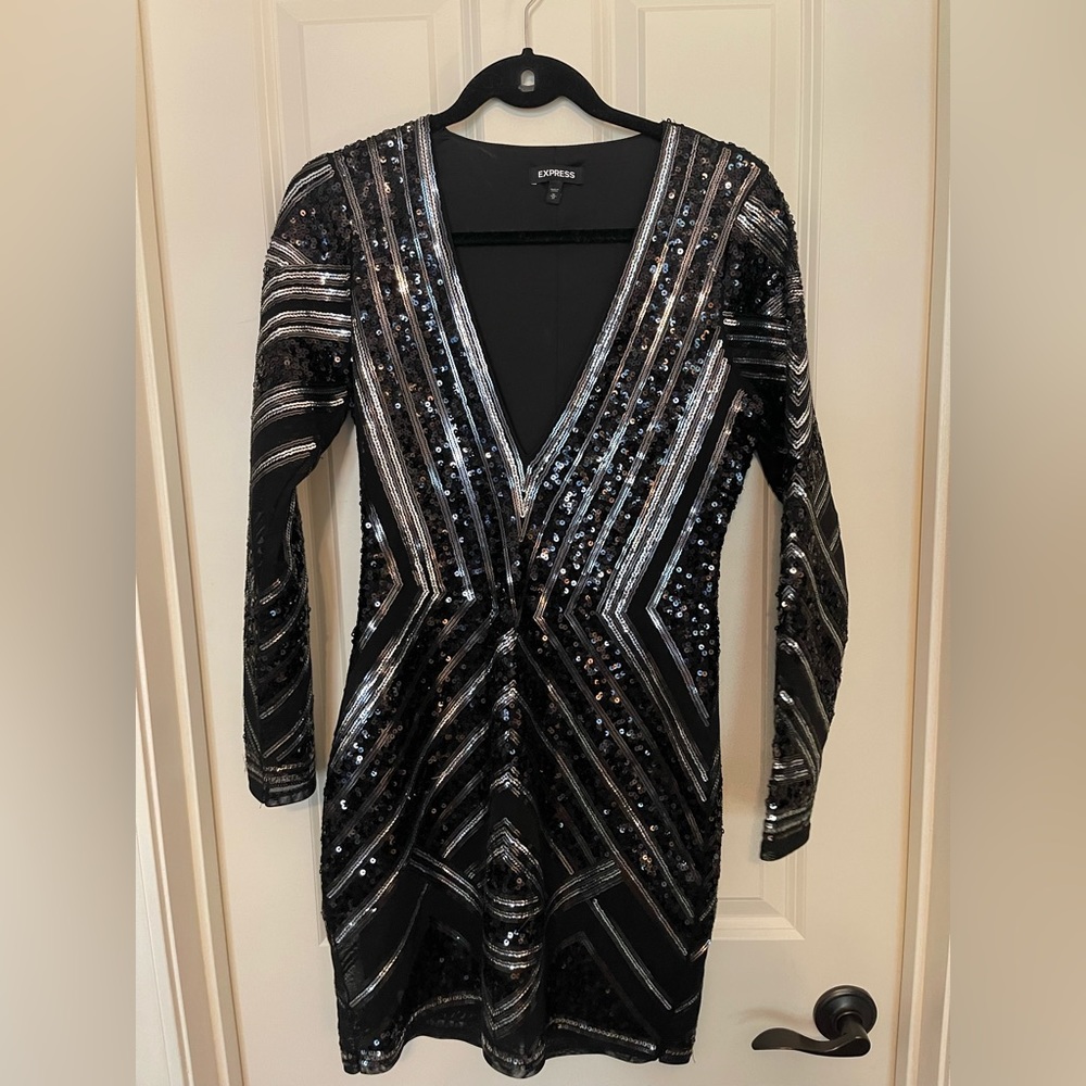Medium Express sequined dress